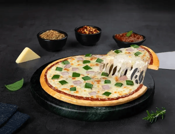 Cheese Onion Capsicum Pizza